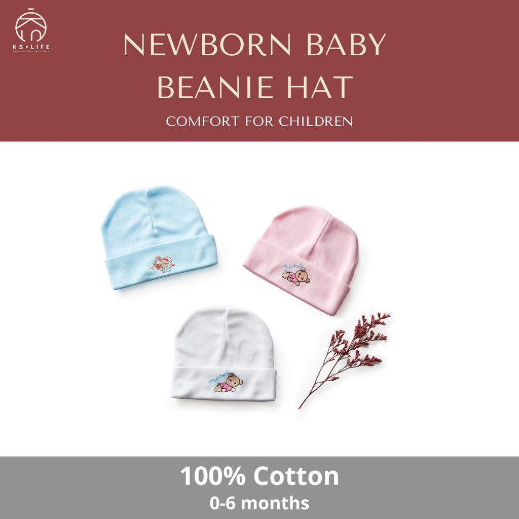 Newborn Baby Beanie 100% Cotton