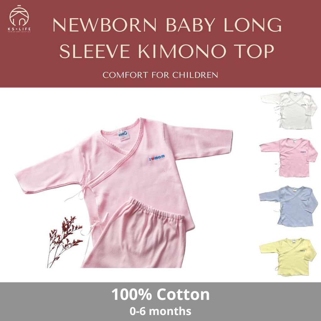 Newborn Baby Long Sleeve Kimono Top